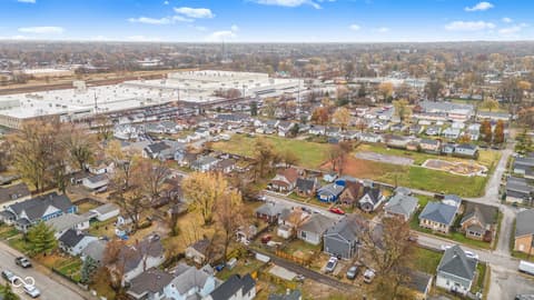 Aerial view at 410 S Hamilton Avenue, Indianapolis, IN