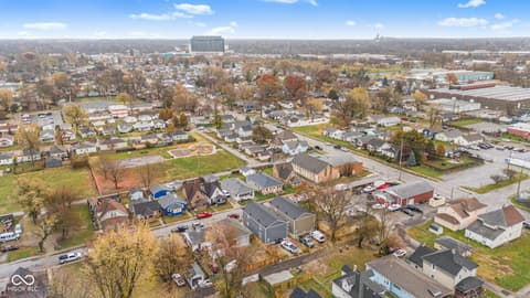 Aerial view at 410 S Hamilton Avenue, Indianapolis, IN