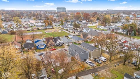 Aerial view at 410 S Hamilton Avenue, Indianapolis, IN