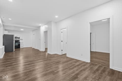 Living room at 410 S Hamilton Avenue, Indianapolis, IN