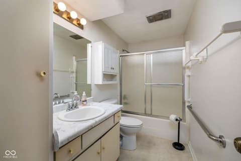 Bathroom at 2033 Alhambra Court, Anderson, IN
