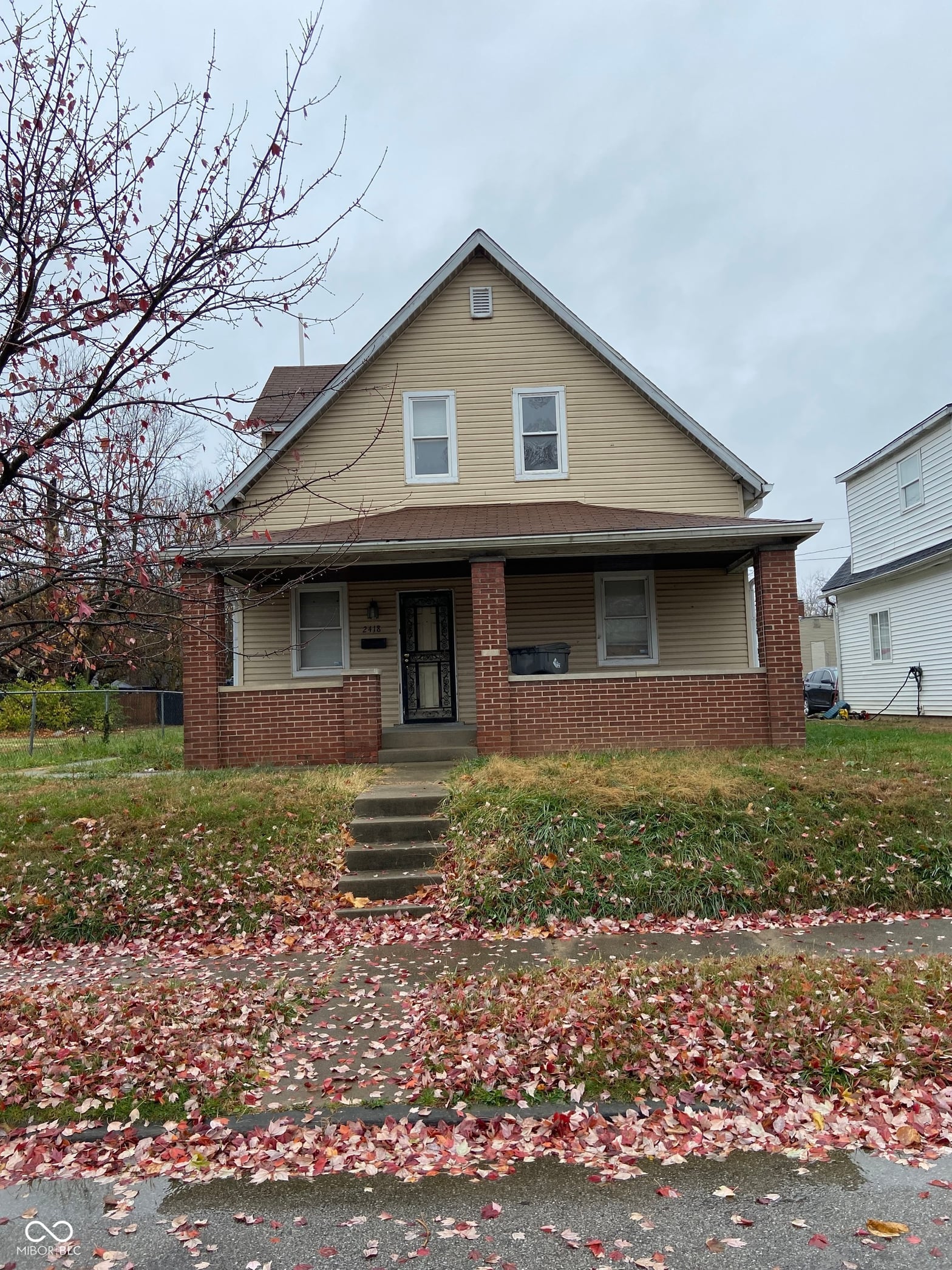 Front exterior at 2418 Wheeler Street, Indianapolis, IN