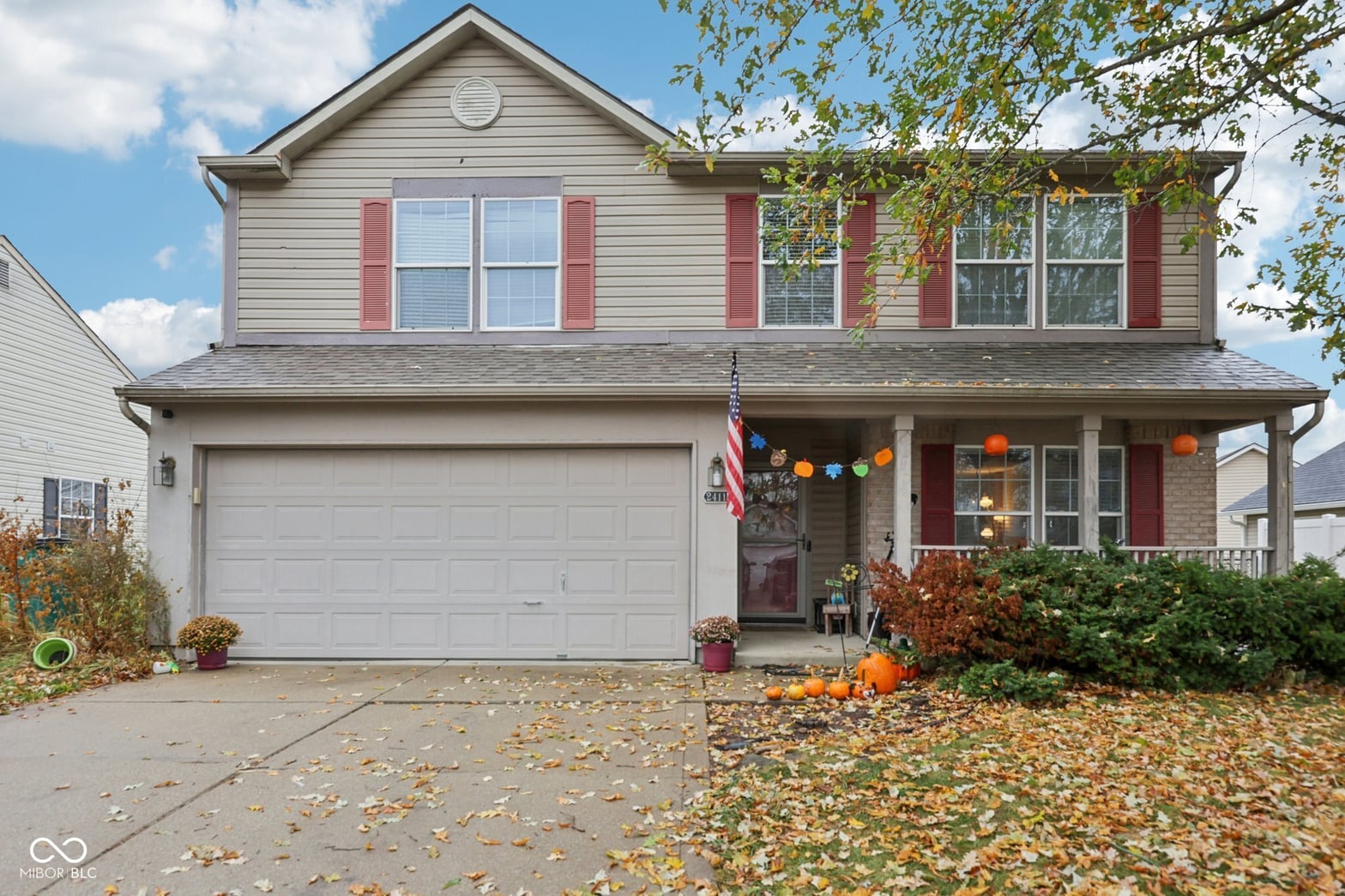 Front exterior at 2411 Lakeshore Court, Lebanon, IN