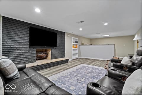Living room at 4729 Orlando Court, Indianapolis, IN