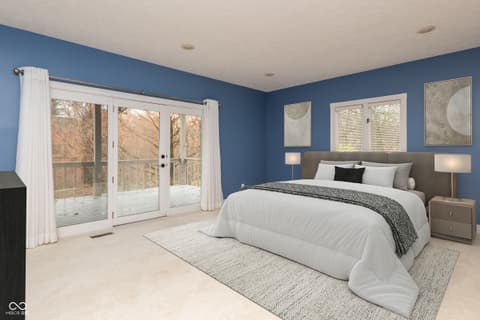 Bedroom at 8649 Bay Colony Drive, Indianapolis, IN