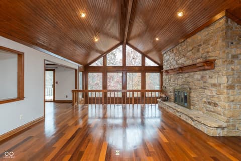 Living room at 8649 Bay Colony Drive, Indianapolis, IN