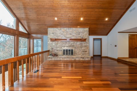Living room at 8649 Bay Colony Drive, Indianapolis, IN