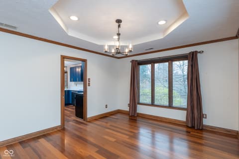 Dining room at 8649 Bay Colony Drive, Indianapolis, IN