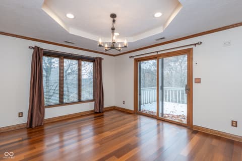 Dining room at 8649 Bay Colony Drive, Indianapolis, IN