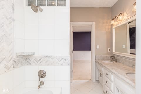 Bathroom at 8649 Bay Colony Drive, Indianapolis, IN