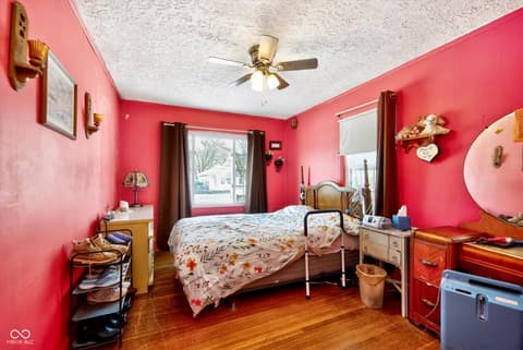 Primary bedroom at 6139 Norwaldo Avenue, Indianapolis, IN
