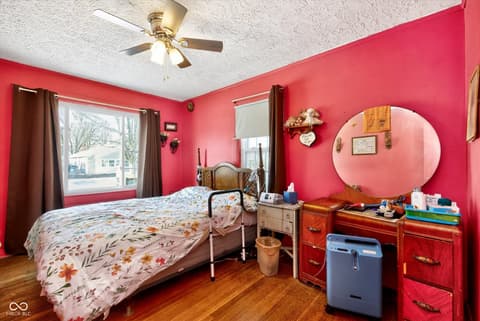 Primary bedroom at 6139 Norwaldo Avenue, Indianapolis, IN