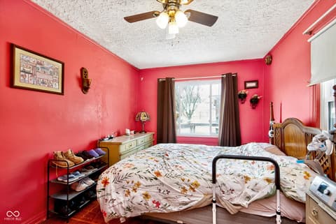 Primary bedroom at 6139 Norwaldo Avenue, Indianapolis, IN
