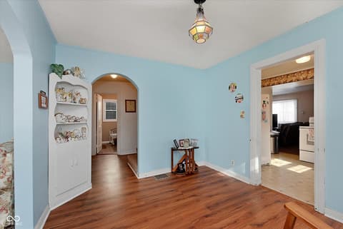 Dining room at 6139 Norwaldo Avenue, Indianapolis, IN