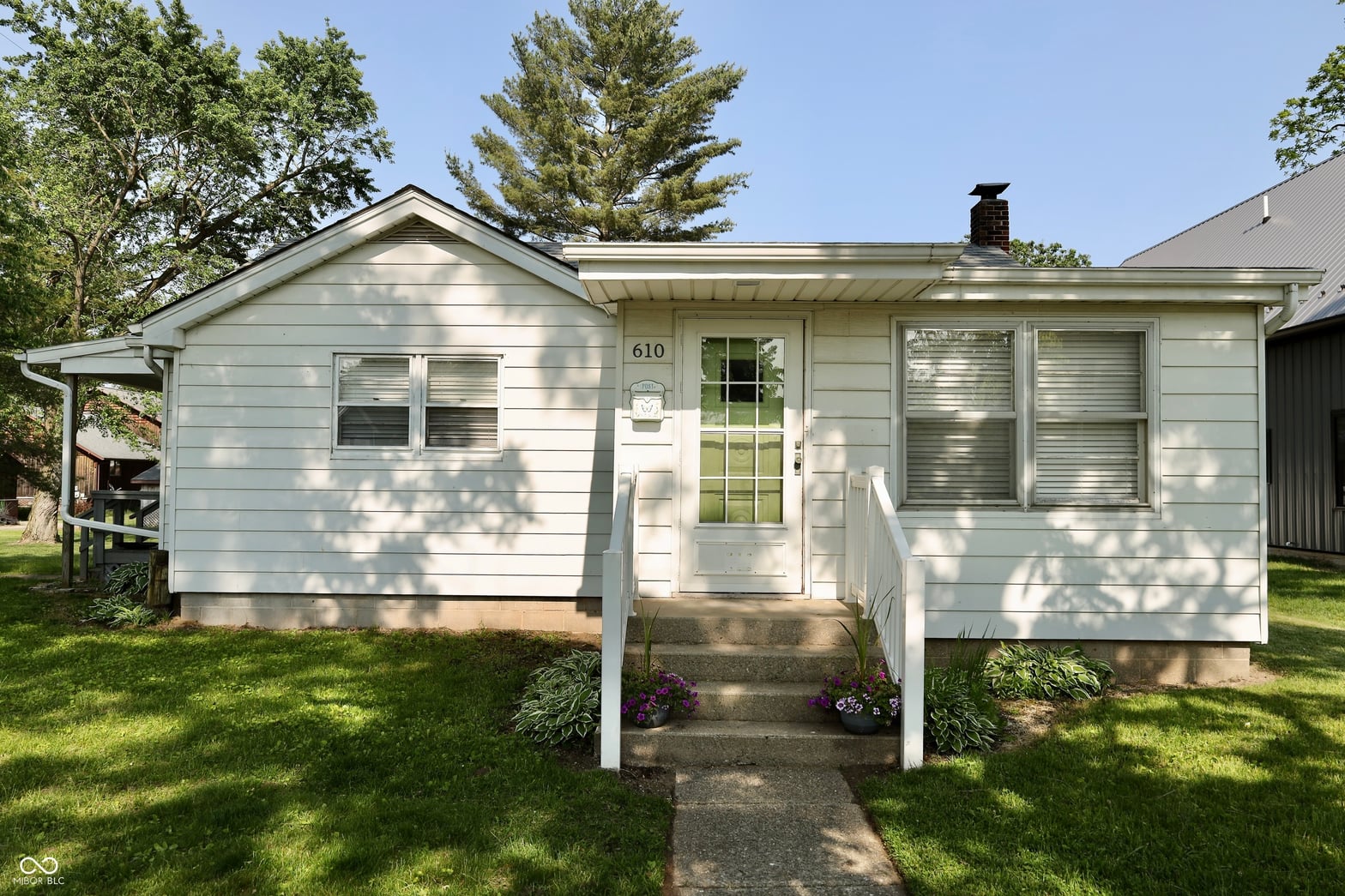Front exterior at 610 Obispo Street, Culver, IN