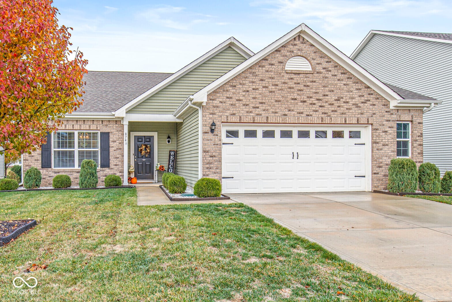 Front exterior at 874 Adena Lane, Westfield, IN