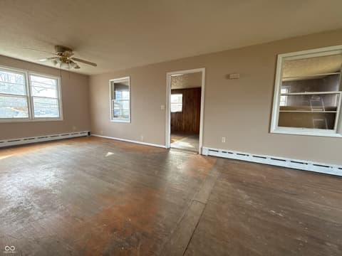 Living room at 2022 S Waldemere Avenue, Muncie, IN