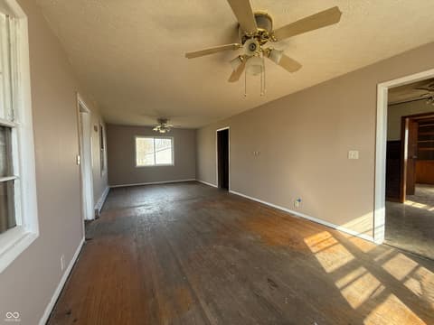 Living room at 2022 S Waldemere Avenue, Muncie, IN