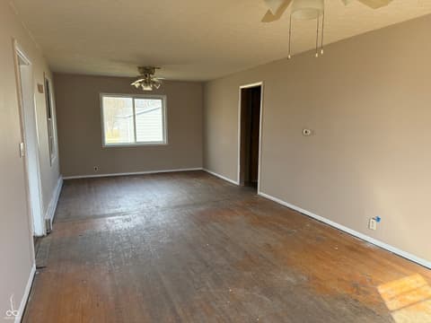 Living room at 2022 S Waldemere Avenue, Muncie, IN