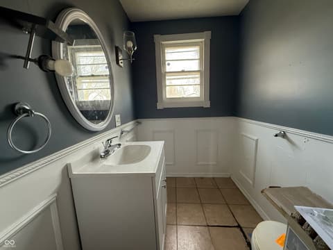 Bathroom at 2022 S Waldemere Avenue, Muncie, IN