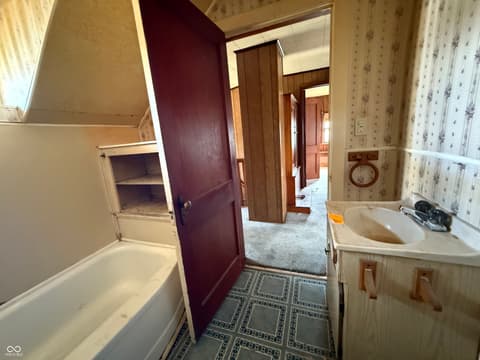 Bathroom at 2022 S Waldemere Avenue, Muncie, IN