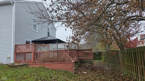 Yard at 1359 Brooks Drive, Greenwood, IN
