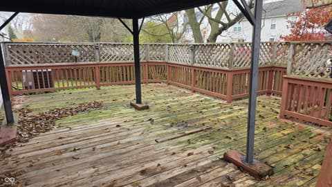 Outdoor living area at 1359 Brooks Drive, Greenwood, IN