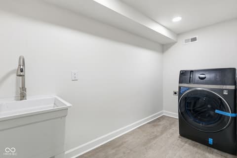 Laundry room at 4991 E Main Street, Carmel, IN