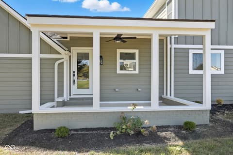 Front exterior at 4991 E Main Street, Carmel, IN