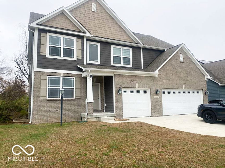 Front exterior at 4946 HARRIS PL N, Greenwood, IN