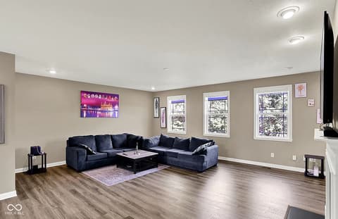 Living room at 4946 HARRIS PL N, Greenwood, IN