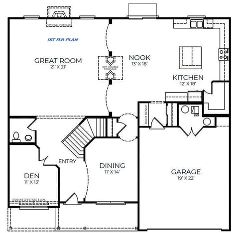 Floor Plan — 4946 HARRIS PL N, Greenwood, IN