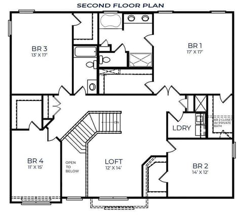 Floor Plan — 4946 HARRIS PL N, Greenwood, IN