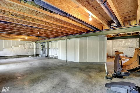 Basement at 4946 HARRIS PL N, Greenwood, IN