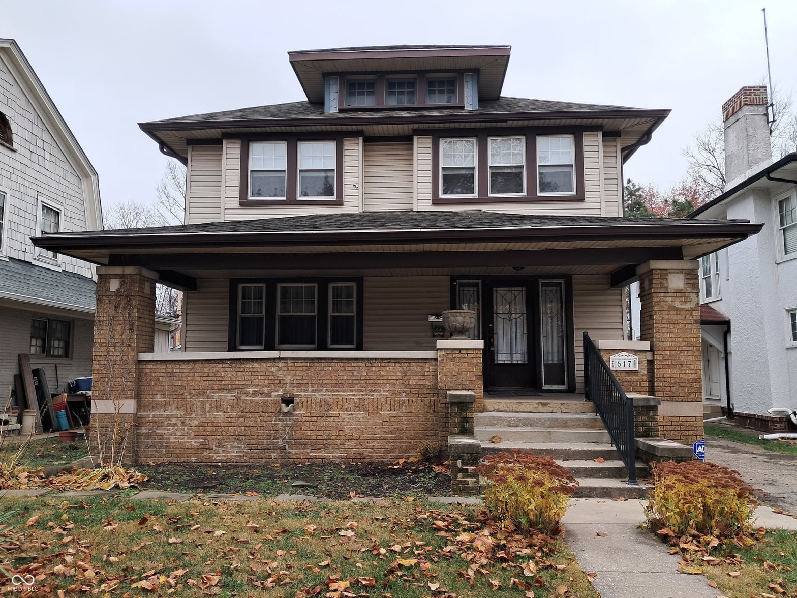 Front exterior at 617 E 37th Street, Indianapolis, IN