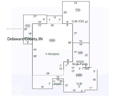 Floor Plan — 5106 W Fox Hill Court, Muncie, IN