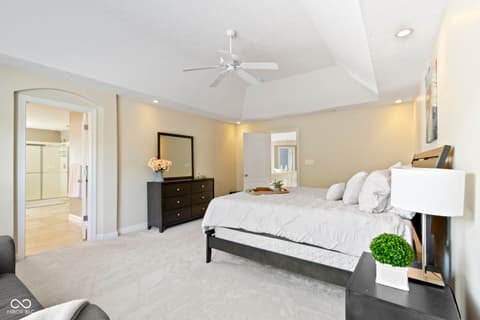 Primary bedroom at 14825 Latitude Way, Fishers, IN