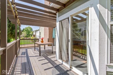 Outdoor living area at 14825 Latitude Way, Fishers, IN