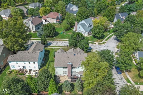 Aerial view at 14825 Latitude Way, Fishers, IN