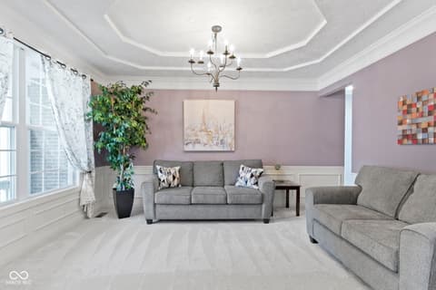 Living room at 14825 Latitude Way, Fishers, IN