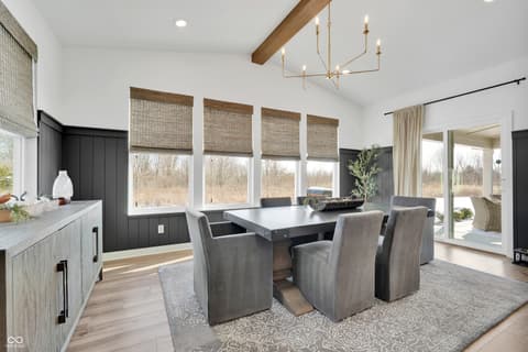 Dining room at 4137 Grange Drive, Bargersville, IN