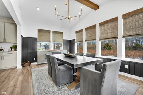 Dining room at 4137 Grange Drive, Bargersville, IN