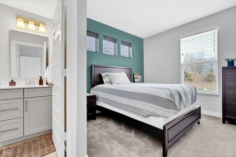 Bedroom at 4137 Grange Drive, Bargersville, IN