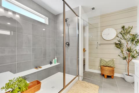 Primary bathroom at 4137 Grange Drive, Bargersville, IN