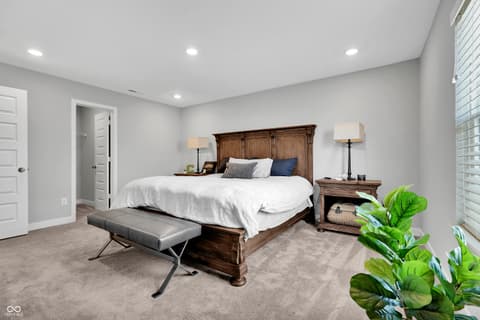 Bedroom at 4137 Grange Drive, Bargersville, IN