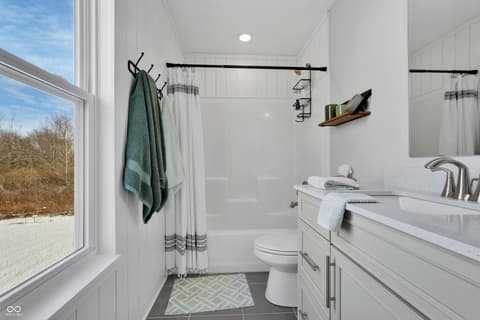 Bathroom at 4137 Grange Drive, Bargersville, IN