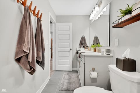 Bathroom at 4137 Grange Drive, Bargersville, IN