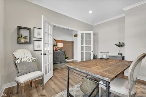Home office at 4137 Grange Drive, Bargersville, IN