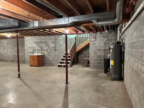 Basement at 3538 N 225 W, Crawfordsville, IN
