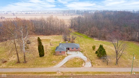 Aerial view at 3538 N 225 W, Crawfordsville, IN